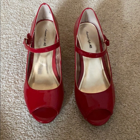 American Eagle Outfitters Shoes - red high heels